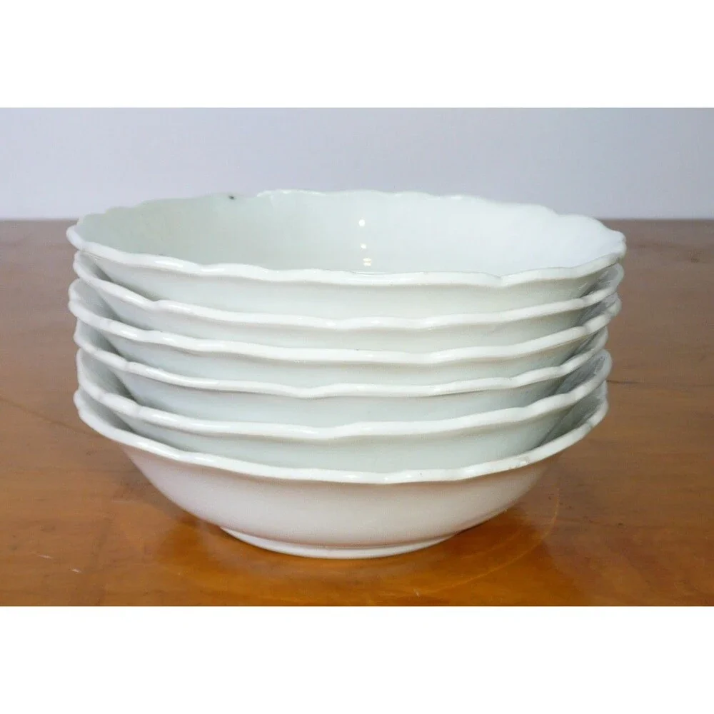 Lot 6 Floral Berry Fruit Bowls from PMRK Made in Germany 5